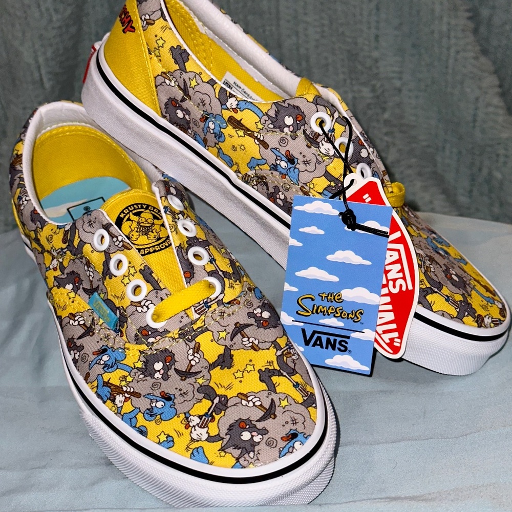 Vans Size 7 Itchy and Scratchy Customs